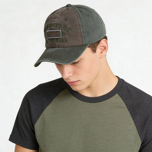 Casquette de baseball rétro streetwear délavée et vieillie unisexe, brodée, ajustable, en coton, pour le quotidien, la randonnée et les voyages SUN N.