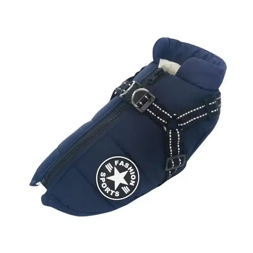 Veste pour chien avec harnais intégré – Manteau hiver chaud et imperméable SUN N.