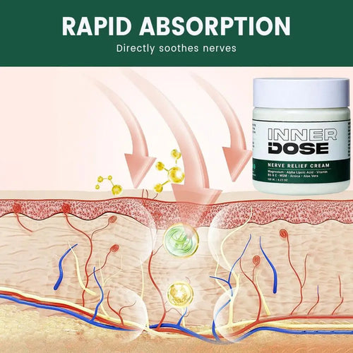 Crème Apaisante Nerveuse 120ml – Nourrissante en Profondeur, Restauration Nocturne du Sommeil, Soin Corporel Longue Durée pour les Genoux et le Soulagement des Nerfs SUN N.