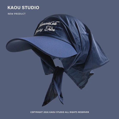 Chapeaux de soleil polyvalents style rétro américain hip-hop avec sangle pour hommes et femmes, protection solaire printemps-été SUN N.