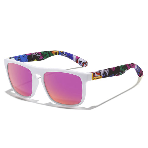 Lunettes de Soleil Polarisées Homme – Style Rétro Monture Carrée, UV400 SUN N.