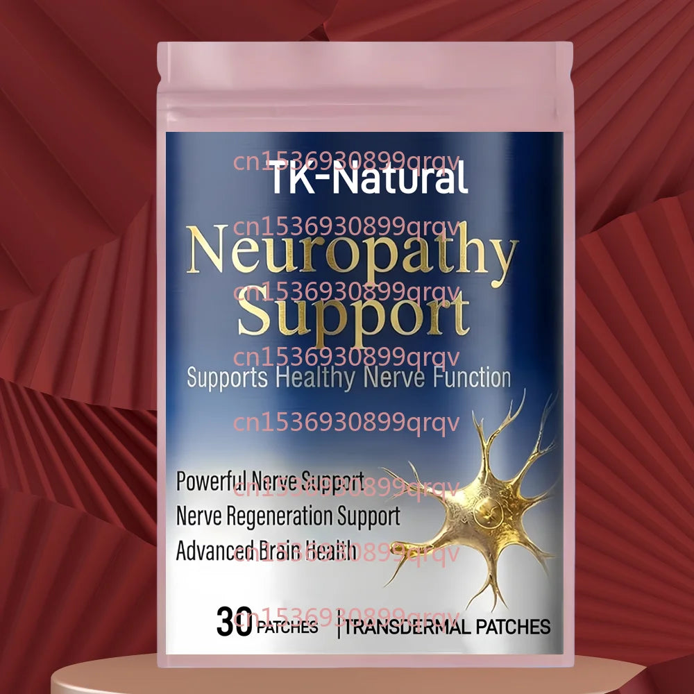 Patchs transdermiques neuropathie package featuring premium nerve support and regeneration benefits.