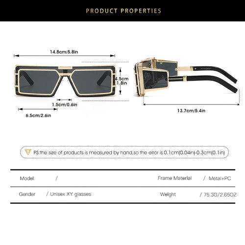 Lunettes de soleil punk SUN N.