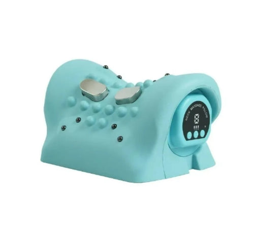 cervical traction pillow with heat and ems neck massager