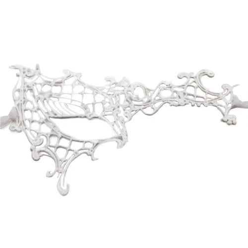 Masque Cyberpunk homme en or brillant avec des lacets pour le cosplay et les événements thématiques.