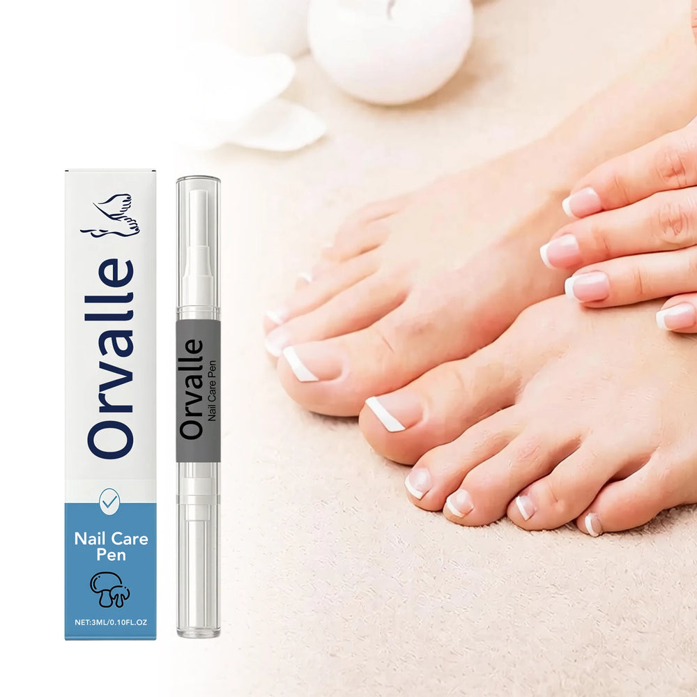 Stylo sérum réparateur d’ongles Orvalle avec soin des ongles nourrissants et renforçants pour des ongles sains.