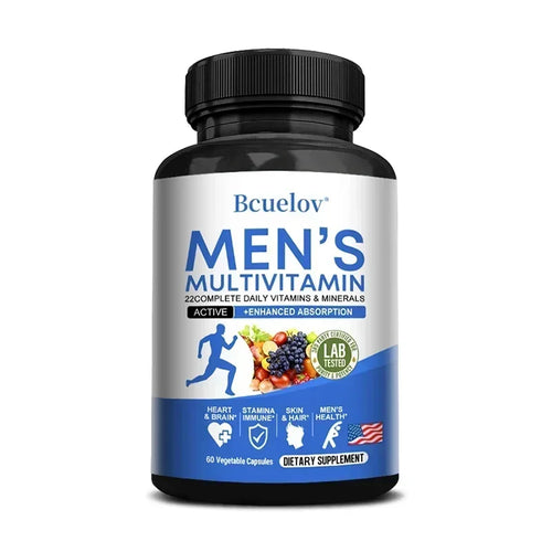 Multivitamines pour Hommes – 22 Vitamines & Minéraux Essentiels SUN N.