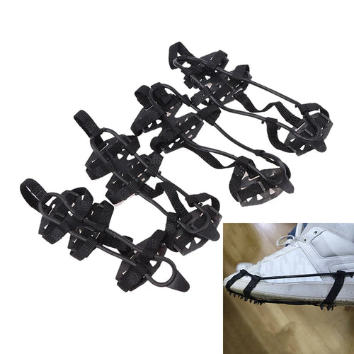 Crampons coordonnants M L pour chaussures, couvre-chaussures, 24 dents, poignées à glace, bottes de randonnée, chaussures d'escalade, pointes d'escalade, 1 paire SUN N.