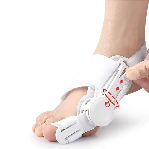 Correcteur d'orteils réglable unisexe, attelles d'hallux Valgus, séparateur d'orteils rotatif, lisseur pour pied gauche et droit SUN N.