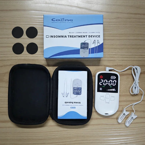 Stimulateur du nerf vague, clip auriculaire VNS, dispositif de relaxation cérébrale rechargeable pour le traitement de l'insomnie, aide au sommeil, anxiété, stress SUN N.
