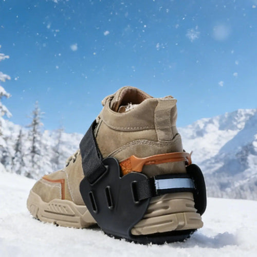 Crampons antidérapants pour bottes, crampons pour la neige et la glace, crampons de traction pour la marche, la randonnée, l'escalade en montagne, en hiver, en plein air SUN N.
