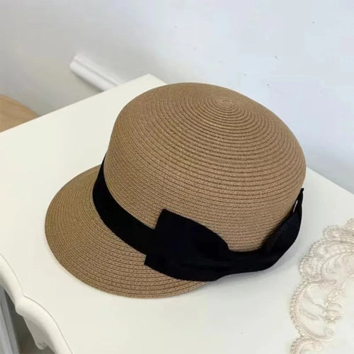 Casquette en paille tissée SUN N.