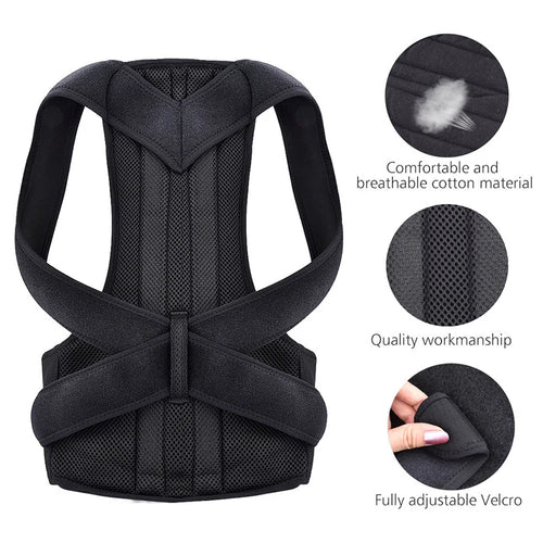 Nouvelle ration de posture du haut du dos, soutien de la clavicule, dos, épaules droites, orthèse, sangle SUN N.