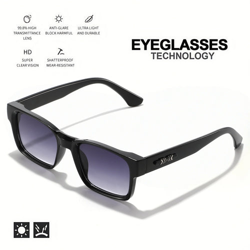 Lunettes de soleil rétro punk - Monture carrée protectrice, UV400 unisexe pour les aventures en plein air et le style décontracté SUN N.