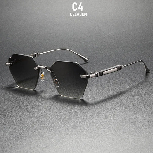 Lunettes de soleil sans monture 2026 pour femmes, tendance, luxe, mode, lunettes de soleil pour hommes, dropshipping, vintage, rétro, verres solaires pour femme SUN N.