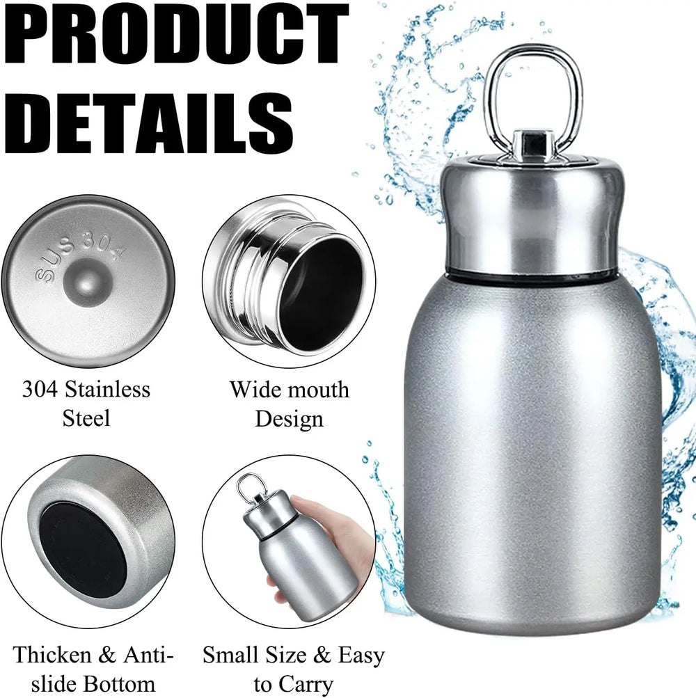insulated water bottle 300ml stainless steel mini travel bottle