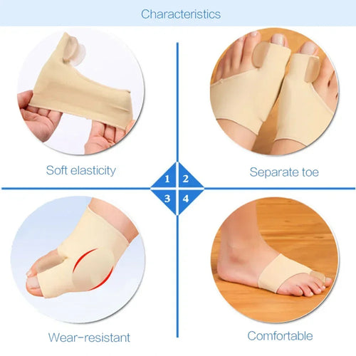 bunion corrector toe separator for hallux valgus