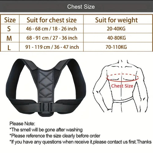 Ceinture Correctrice de Posture Dorsale – Unisexe & Respirante SUN N.