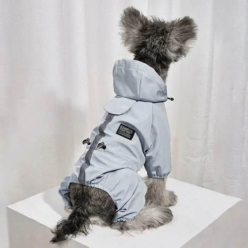 Manteau imperméable pour chien et chat – Veste de pluie coupe-vent avec sangle réfléchissante SUN N.