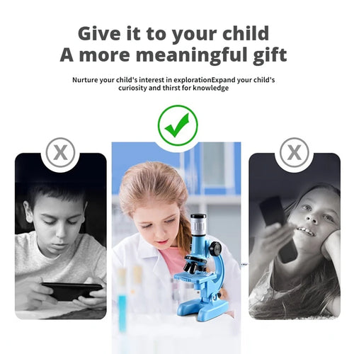 Nouveau : Explorez les merveilles de la science avec ce kit de microscope haute définition – Idéal pour les élèves du primaire ! SUN N.