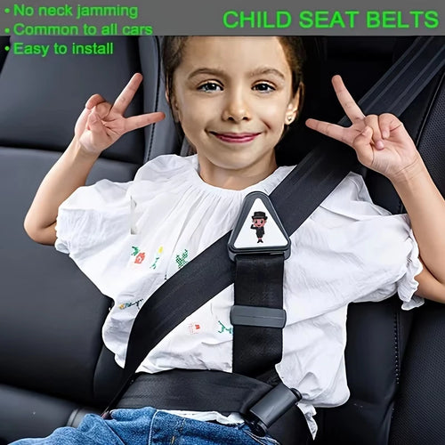 Ceinture de sécurité pour enfant en voiture, anti-mouvement, attache réglable, sûre et confortable, anti-étranglement du cou, limiteur de siège pratique SUN N.
