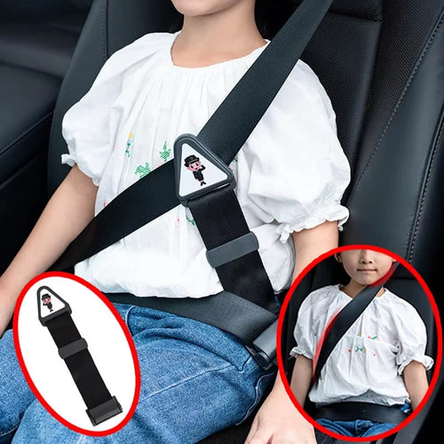 Ceinture de sécurité pour enfant en voiture, anti-mouvement, attache réglable, sûre et confortable, anti-étranglement du cou, limiteur de siège pratique SUN N.