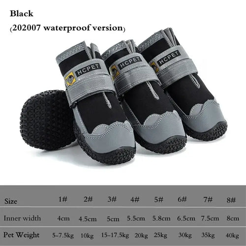 Chaussures d'extérieur pour chien – Imperméables, respirantes et résistantes à l'usure SUN N.