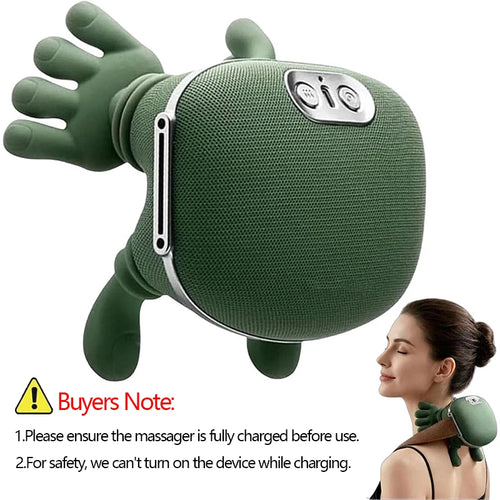 neck and shoulder massager with deep tissue kneading
