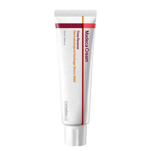 Crème Centella Asiatica MadecaCrème Coréenne Centella Asiatica Madeca Time Reverse Advanced, Hydratant Quotidien à Absorption Rapide pour Tous Types de Peau SUN N.