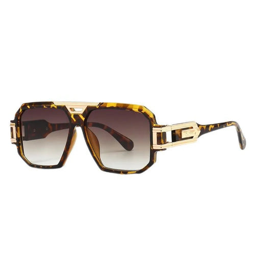 Lunettes de soleil rétro carrées à monture complète, grande monture surdimensionnée, Anti-UV, Uv400, rétro HD, accessoire de Costume SUN N.