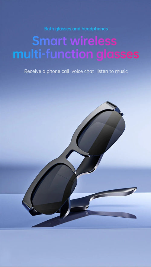 Nouvelles Lunettes Intelligentes 2026 : Traduction IA, Conversation Bluetooth, Enregistrement, Écoute Musicale – Lunettes de Soleil Connectées pour Hommes et Femmes SUN N.