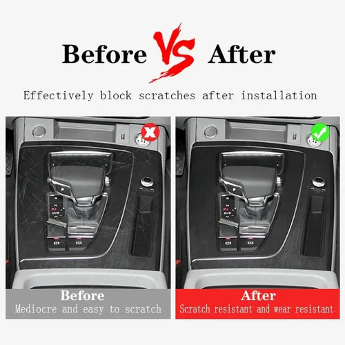 Film de Protection TPU Transparent installation in KIA EV6, showing customized fit for the interior for 2022-2024 models.