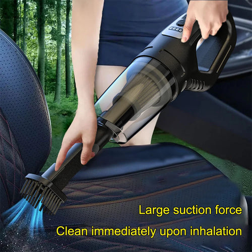 Aspirateur de voiture portable sans fil, rechargeable par USB, aspirateur à main puissant pour voiture, maison, bureau, nettoyage des poils d'animaux SUN N.
