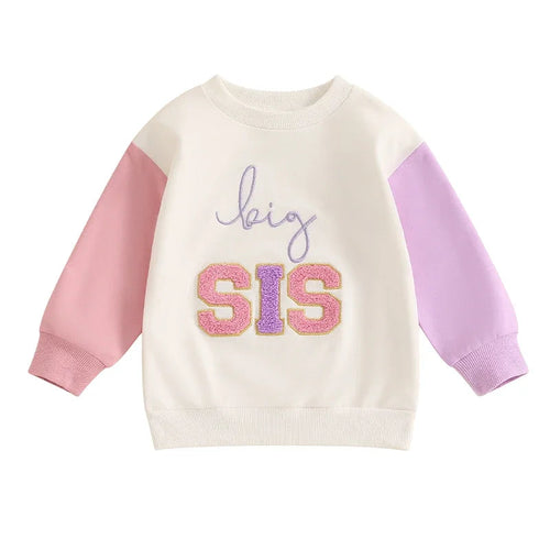 Sweat-shirt Enfant Col Rond Lettres Brodées - Hoodie Unisexe Printemps/Automne SUN N.