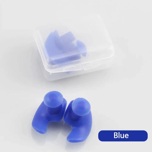 1 paire de bouchons d'oreilles souples et étanches, bouchons d'oreille portables en Silicone, accessoires de natation, bouchons d'oreille souples et portables anti-poussière avec plongée SUN N.