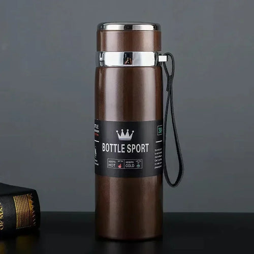 Bouteille Thermale 1L Acier Inoxydable - Isotherme Chaud/Froid Thermos