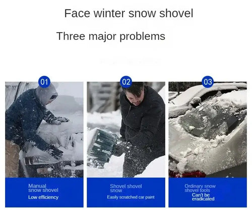 Pare-Neige Pare-Brise Voiture installé sur une voiture pour protection anti-gel.