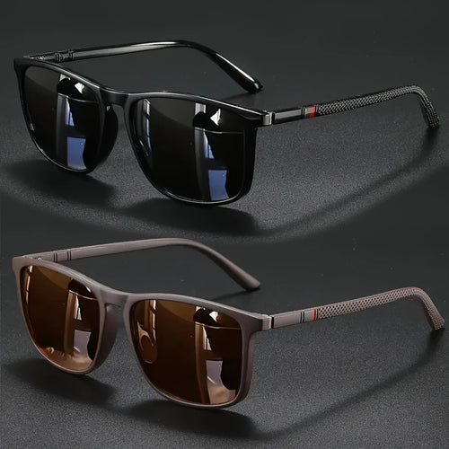 2/3 paires de lunettes de soleil de luxe carrées vintage pour hommes et femmes, idéales pour le cyclisme, la mode, les voyages, la conduite, la pêche, protection UV400 SUN N.