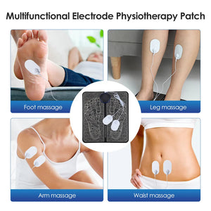 Tapis de massage des pieds EMS - Stimulation musculaire électrique - Soulagement douleur et amélioration circulation sanguine - Massage points d'acupuncture SUN N.