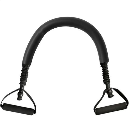 cervical traction device with elastic padding for neck and shoulder relief