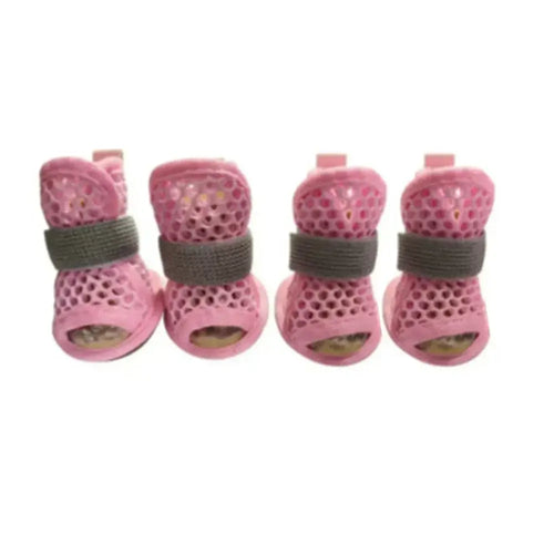 Chaussures en maille pour chien – 4 pièces antidérapantes et respirantes SUN N.