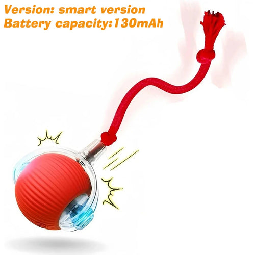 New Dog Interactive Ball Toy,Automatic Rolling Dog Ball Rechargeable,Smart Puppy Interactive Toy,Intelligent Balls Toy for Dogs SUN N.