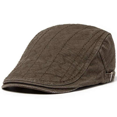 Casquette Gavroche Rétro – Béret Coton Unisexe, Chapeau de Pêche Toutes Saisons SUN N.