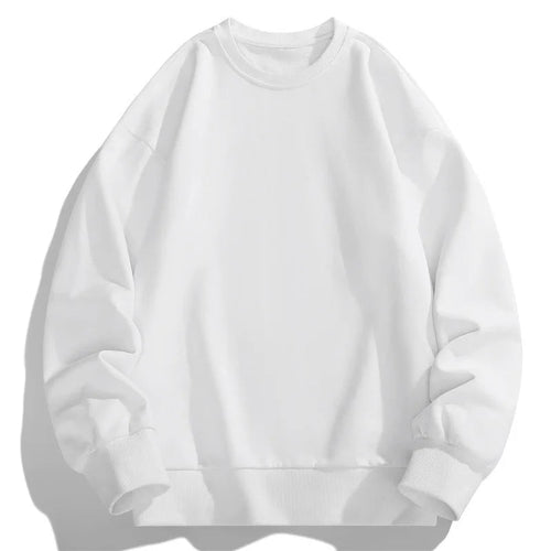 Sweat-shirt Homme Col Rond Manches Longues - Hoodie Uni Printemps/Automne 2025 SUN N.