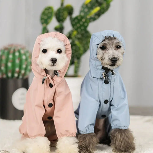 Manteau imperméable pour chien et chat – Veste de pluie coupe-vent avec sangle réfléchissante SUN N.