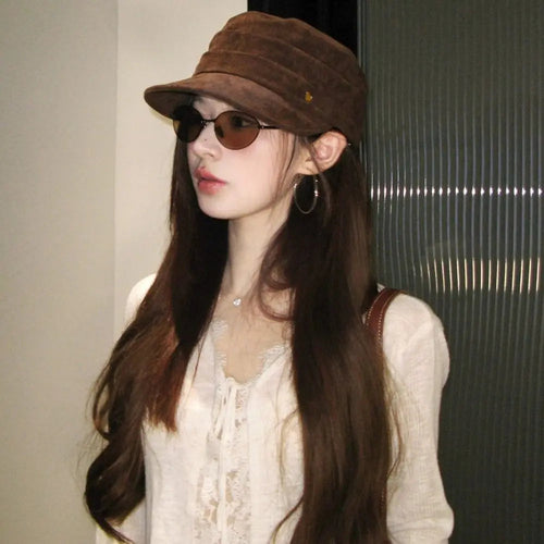 Casquette équestre en daim SUN N.
