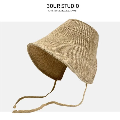 Chapeau de Paille Raphia Lolita – Pare-Soleil, élégant et léger, parfait pour le soleil.