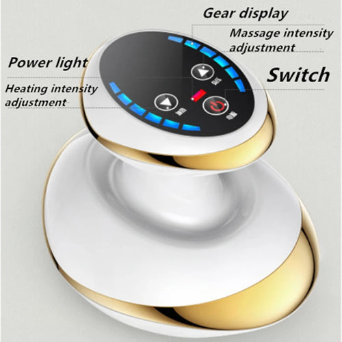electric cupping massager with heat for body therapy