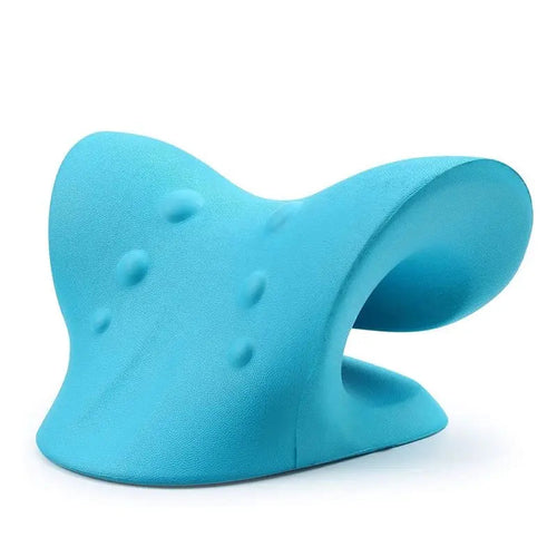 Appareil de traction cervicale - Étireur de cou et épaules - Oreiller de massage chiropratique pour soulagement douleur et alignement de la colonne SUN N.