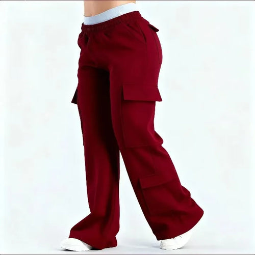Pantalon Droit Femme Pantalon Femme printemps été poche polyvalent déplacements décontracté personnalité Pantalon femmes droit décontracté couleur unie Pantalon SUN N.